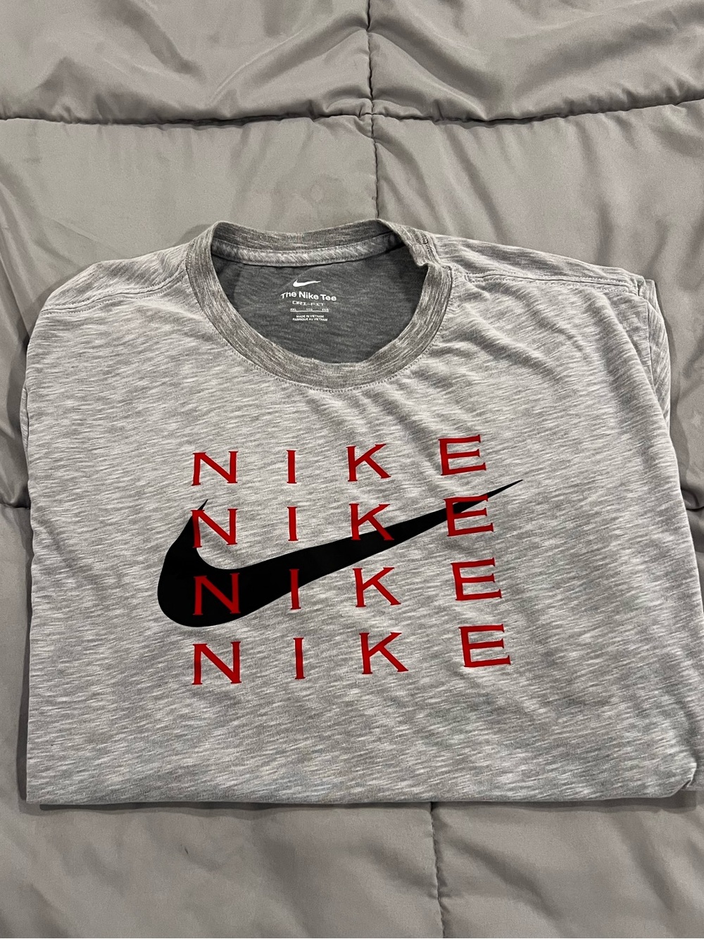 Nike Gray Men's XXL Camiseta Nike Dri-FIT Masculina